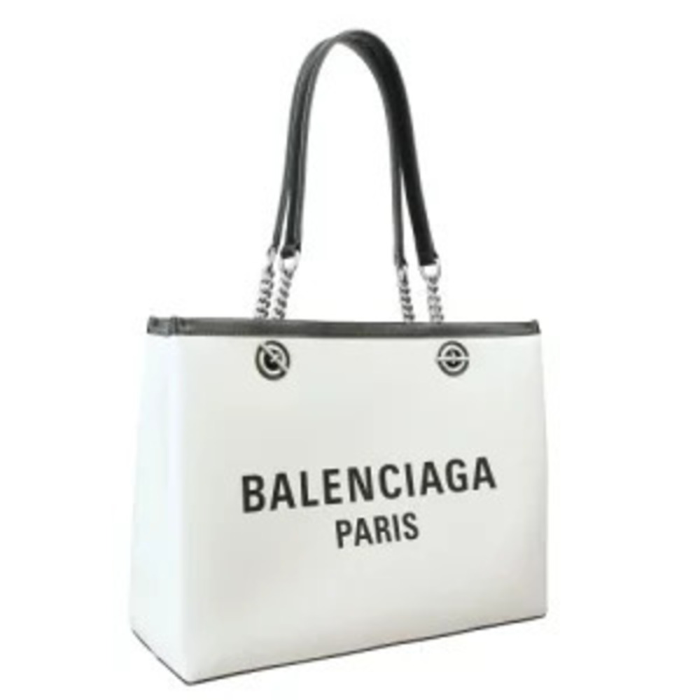 Balenciaga White Tote Bag Duty White
